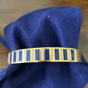 Kate Spade iodine multi navy and pink bangle